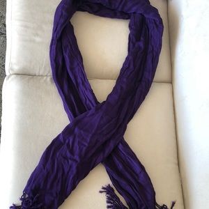 Beautiful purple scarf